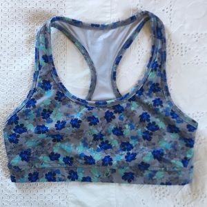 •GapFit Floral Racerback Sports Bra•